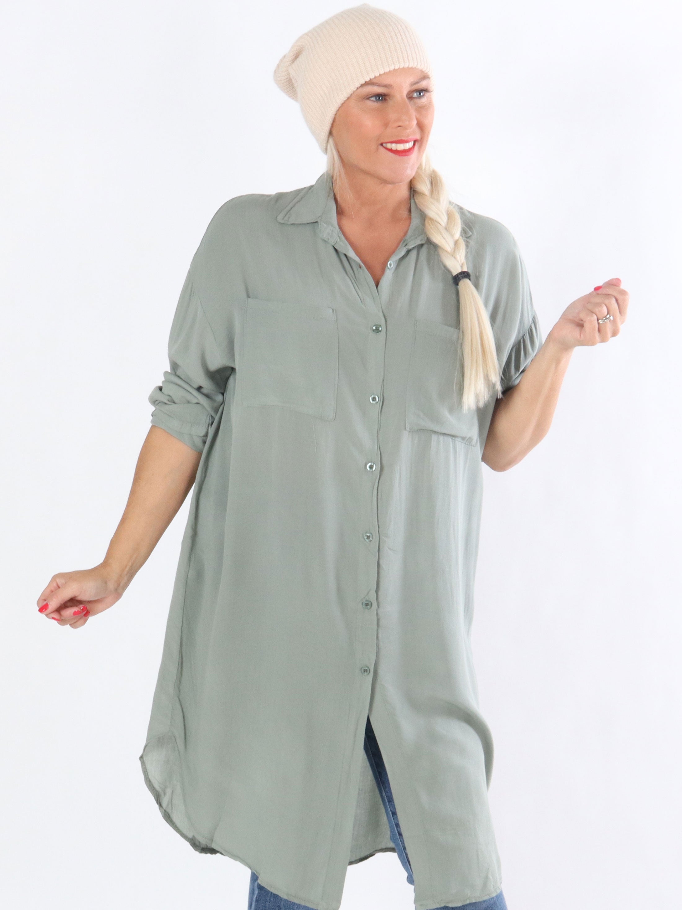 Franci - Simpel lang skjorte